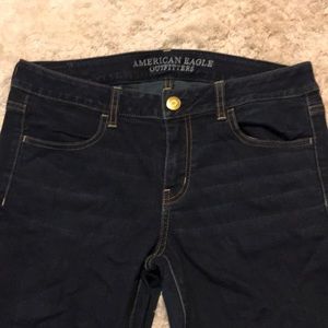 American Eagle dark wash jegging